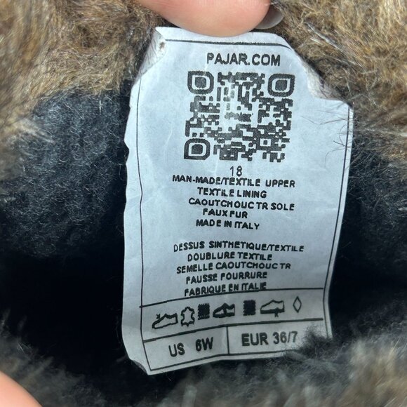 Pajar Canada Cali Winter Boots Womens 6 Wide Brown Black Waterproof Insulated - Picture 8 of 9